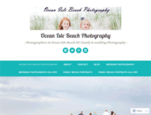 Tablet Screenshot of oceanislebeachphotography.com